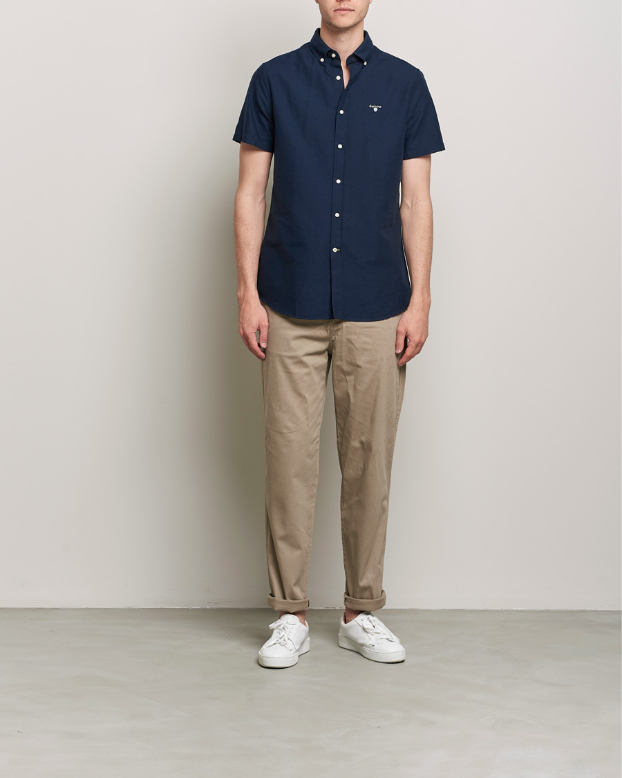 Mies |  | Barbour Lifestyle | Oxford 3 Short Sleeve Shirt Navy
