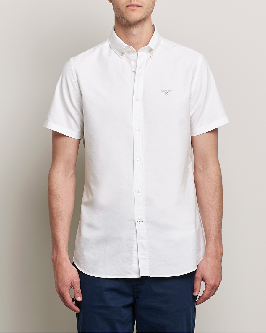 Mies | Lyhythihaiset kauluspaidat | Barbour Lifestyle | Oxford 3 Short Sleeve Shirt White