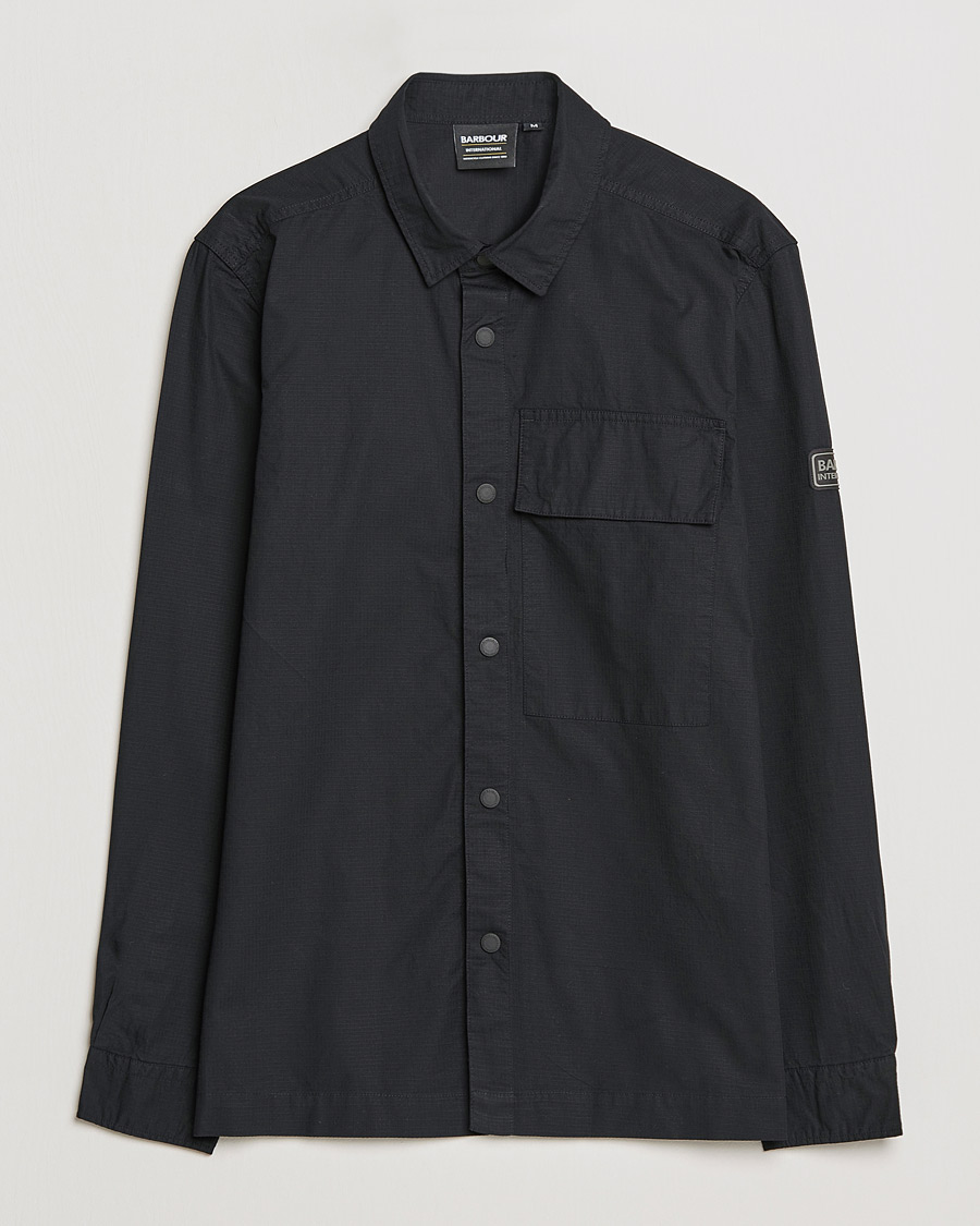 Mies | Kauluspaidat | Barbour International | Battery Overshirt Black