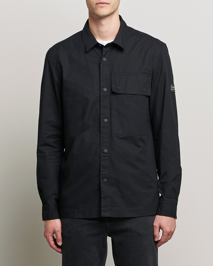 Mies | Kauluspaidat | Barbour International | Battery Overshirt Black