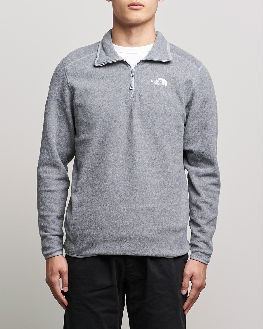 Mies | Puserot | The North Face | 100 Glacier 1/4 Zip Grey Heather