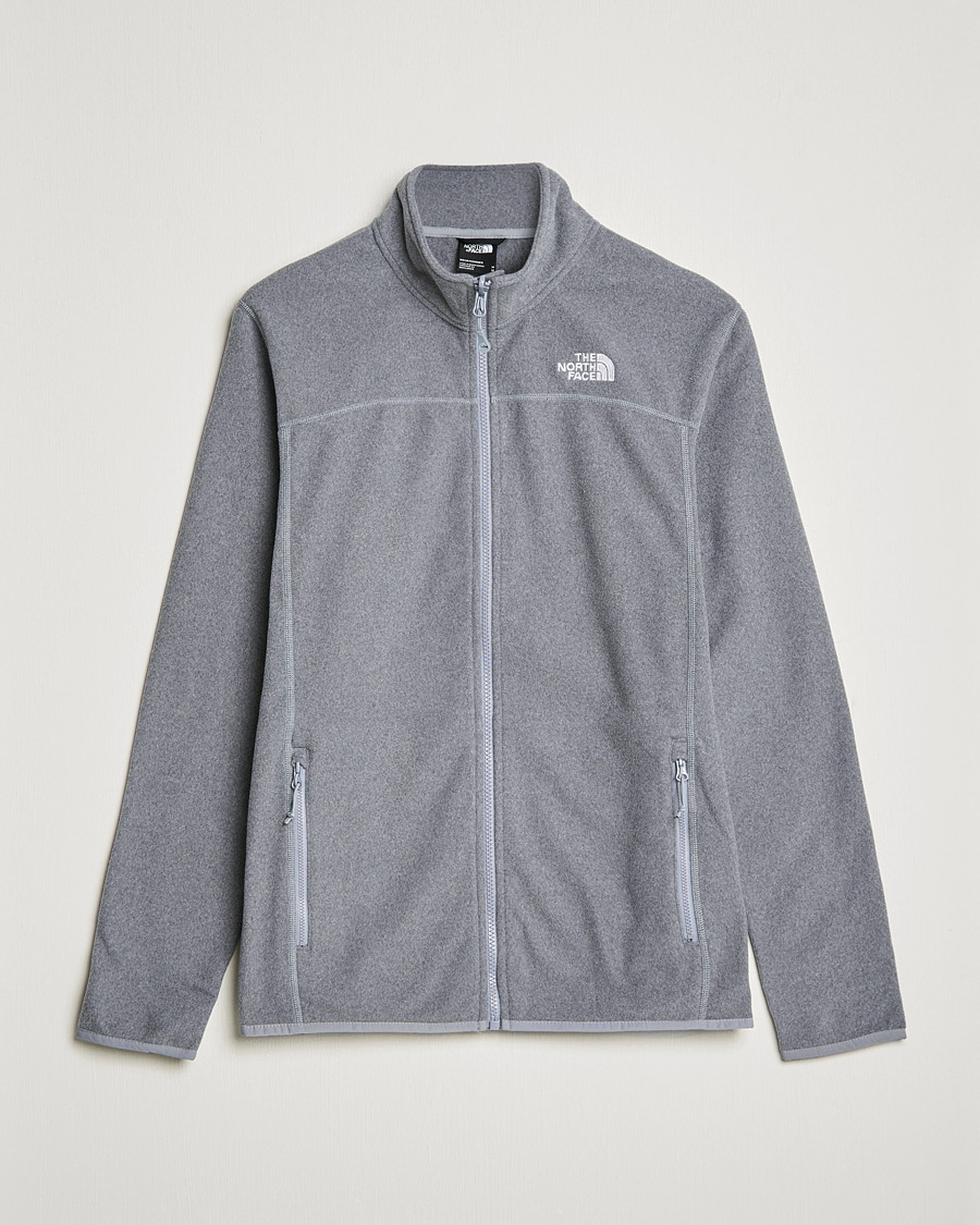 Mies | Puserot | The North Face | 100 Glacier Full Zip Grey Heather