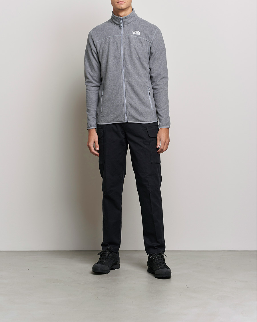 Mies | Puserot | The North Face | 100 Glacier Full Zip Grey Heather