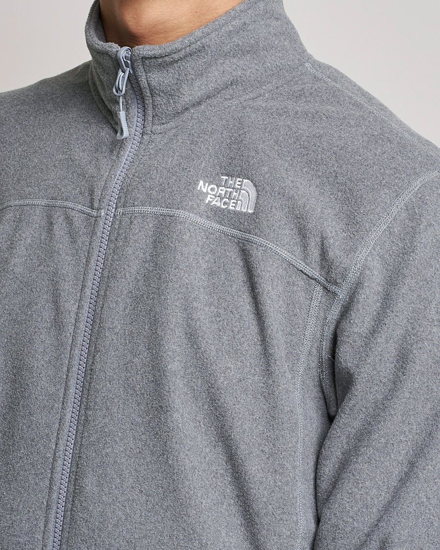 Mies | Puserot | The North Face | 100 Glacier Full Zip Grey Heather