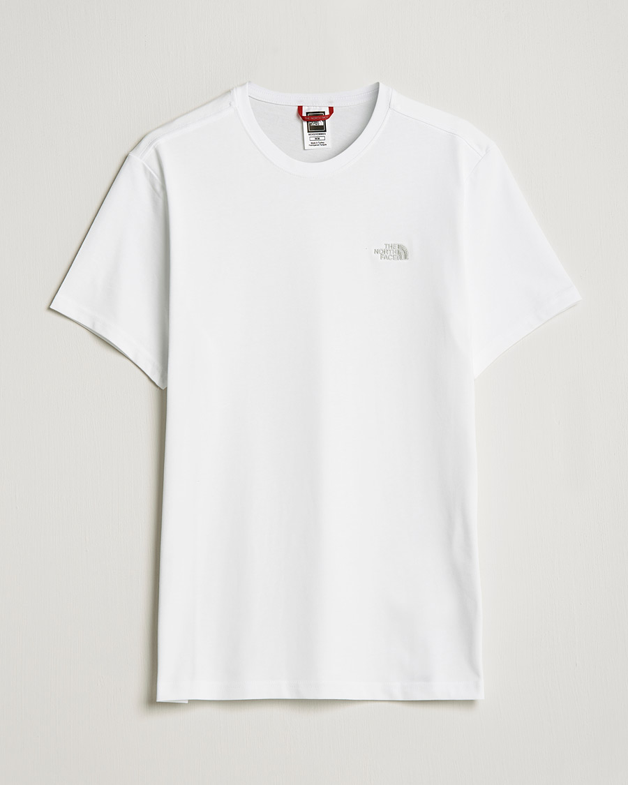 Mies | T-paidat | The North Face | Premium Simple Logo Tee White