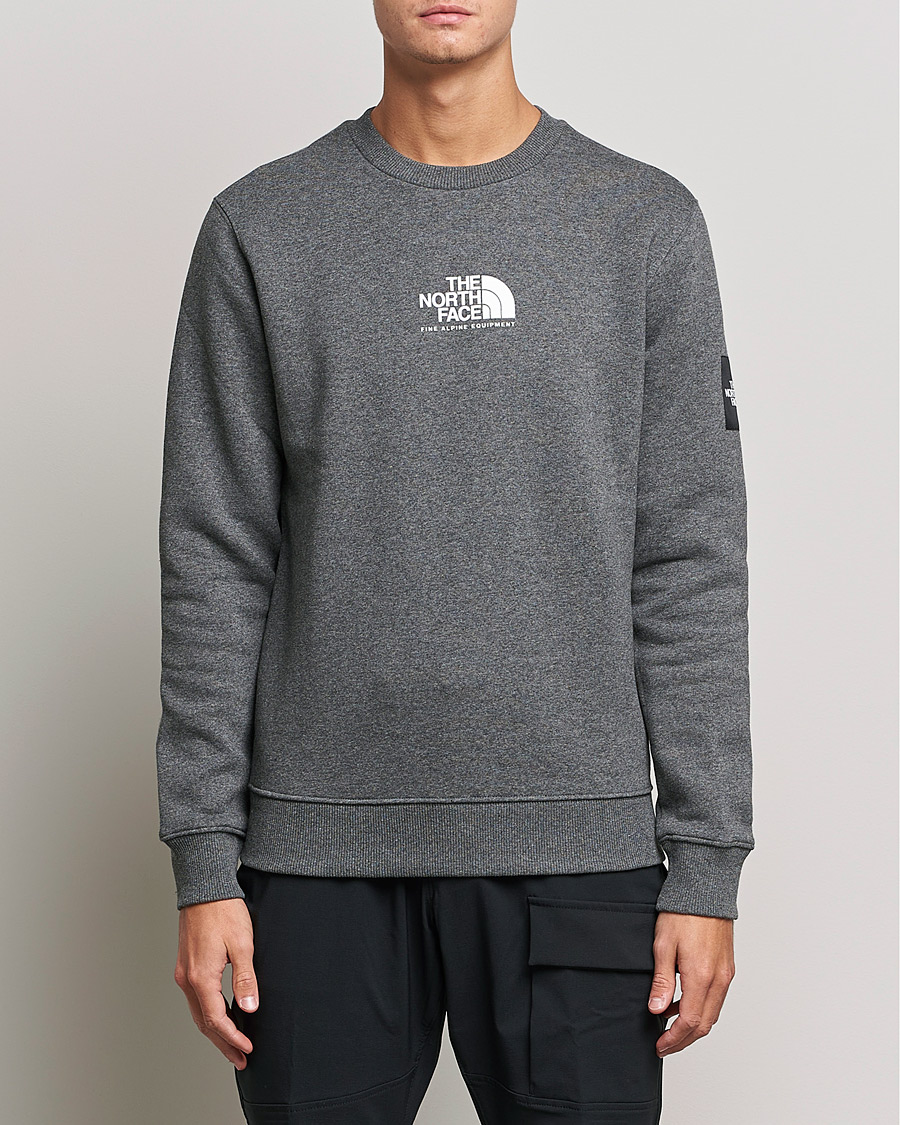 Mies | Puserot | The North Face | Fine Crew Neck Sweatshirt Grey Heather
