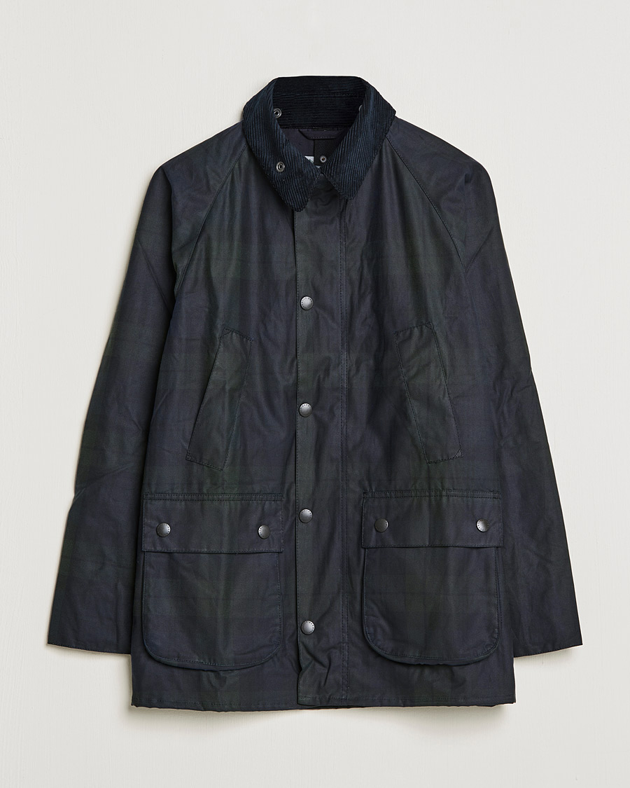 Mies | Takit | Barbour White Label | Bedale Slim Blackwatch Jacket Navy