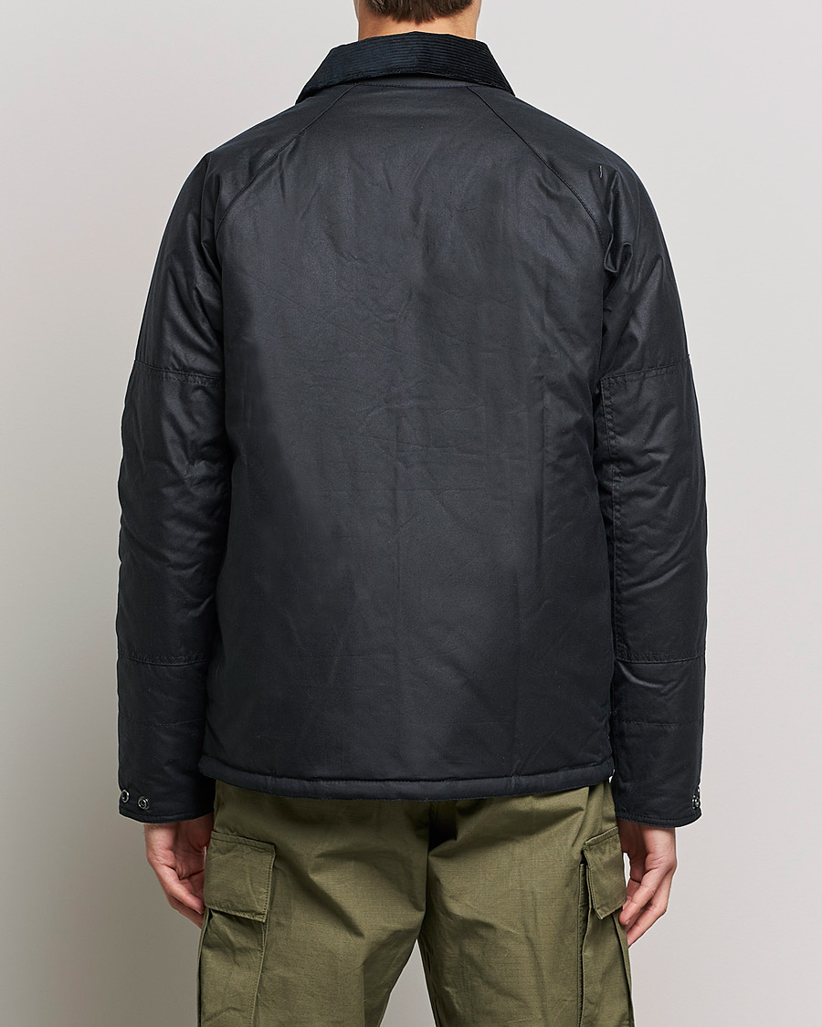 Mies | Takit | Barbour White Label | Nara Slim Wax Jacket Navy