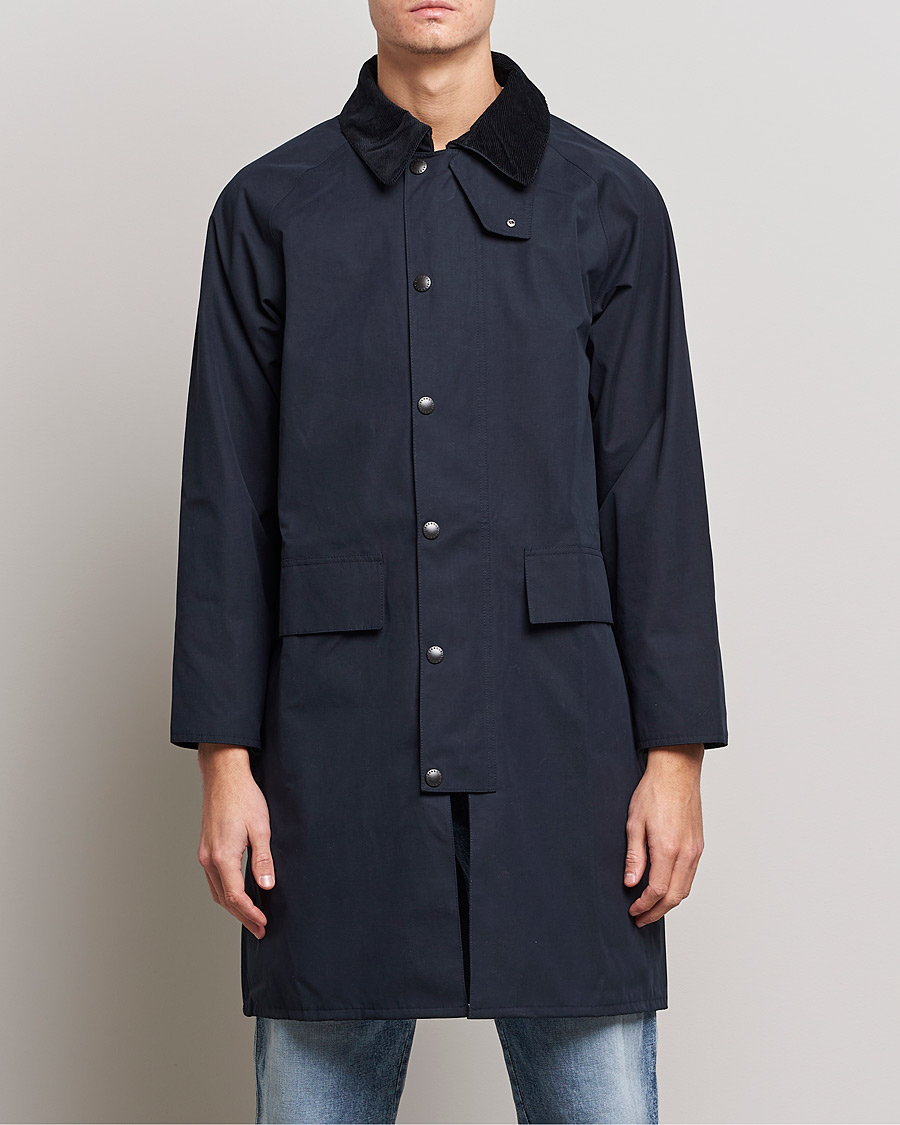 Mies | Takit | Barbour White Label | Waterproof Slim Burghley Jacket Navy