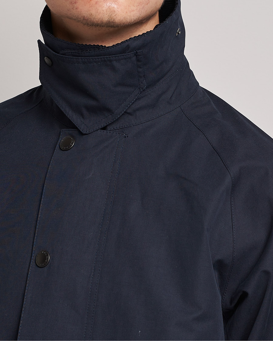 Mies | Takit | Barbour White Label | Waterproof Slim Burghley Jacket Navy