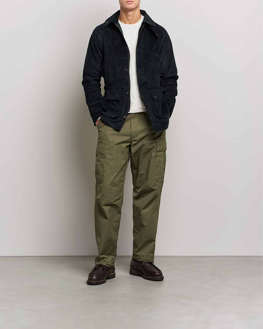 Mies | Takit | Barbour White Label | Bedale Slim Corduroy Jacket Navy