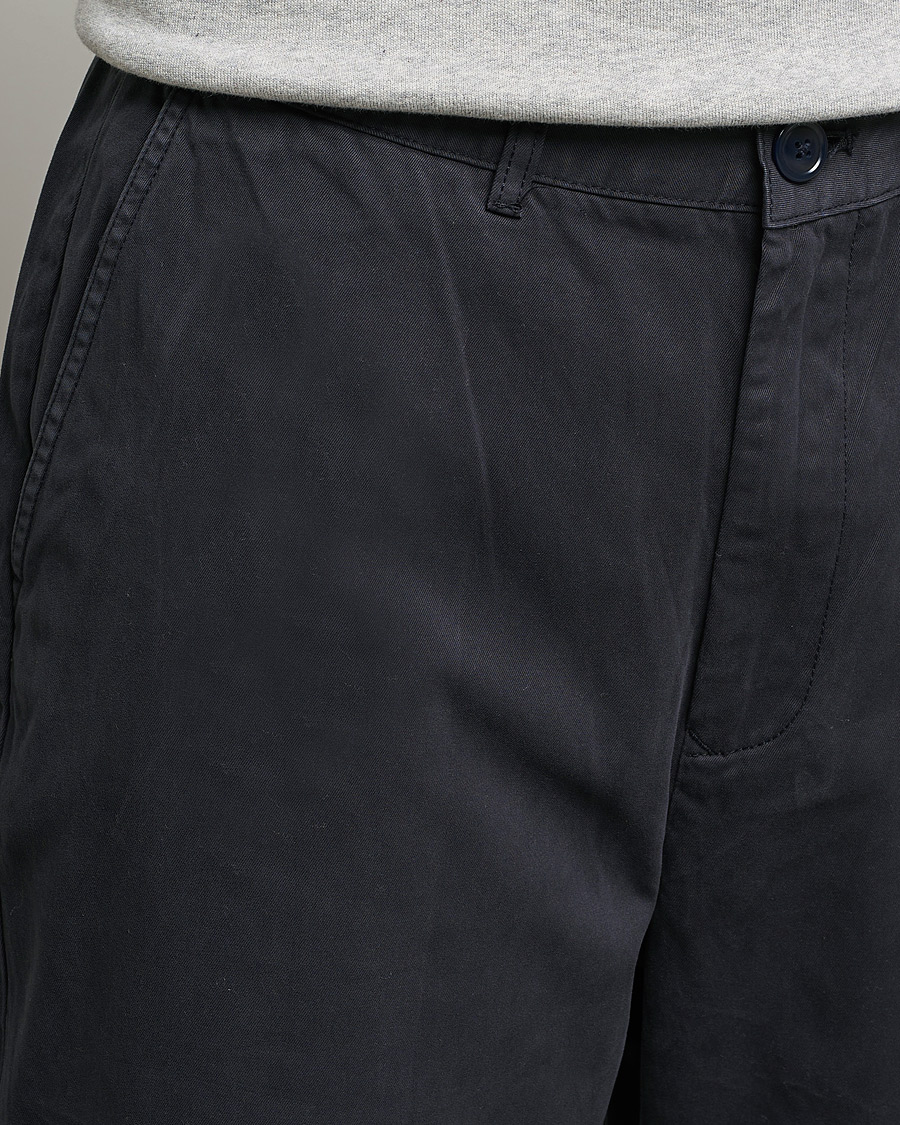 Mies | Housut | Barbour White Label | Baker Cotton Trousers City Navy