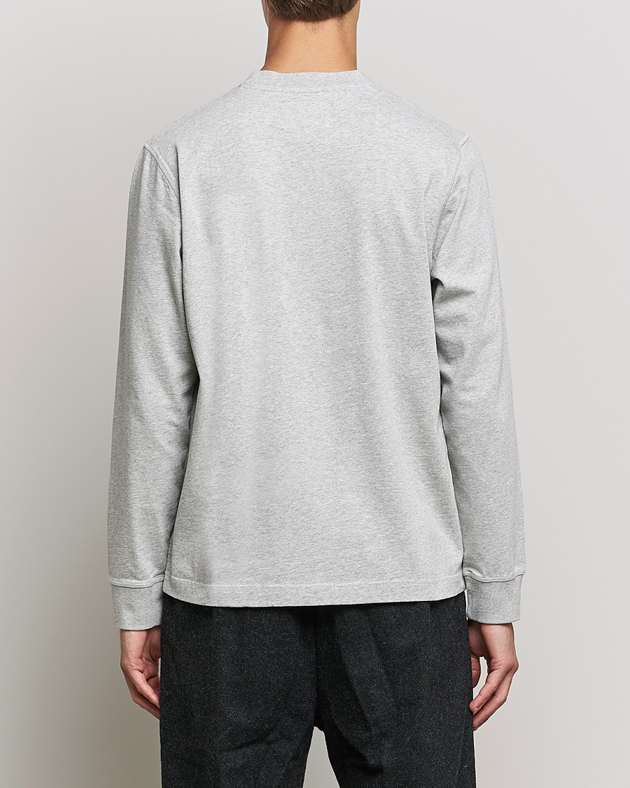 Mies | T-paidat | Barbour White Label | Sheppey Long Sleeve Pocket Tee Grey Marl