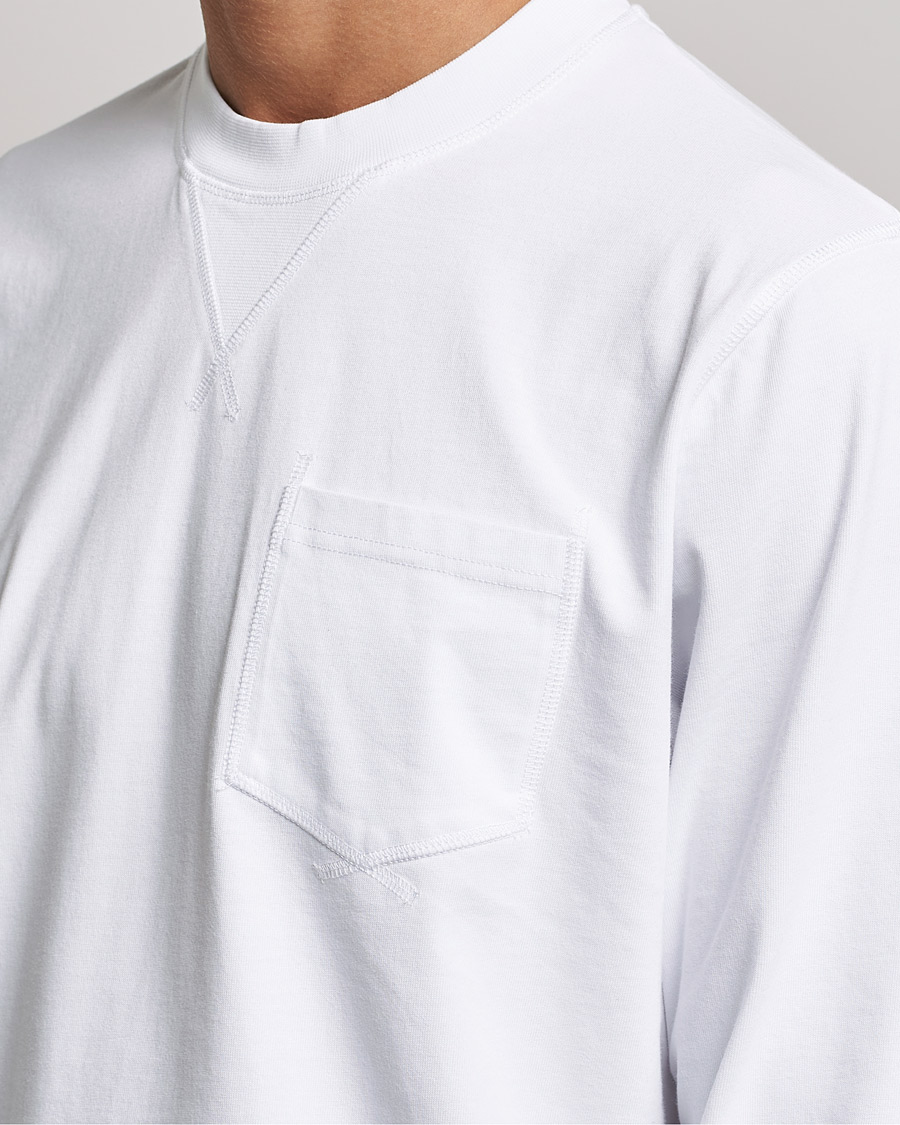 Mies | T-paidat | Barbour White Label | Sheppey Long Sleeve Pocket Tee White