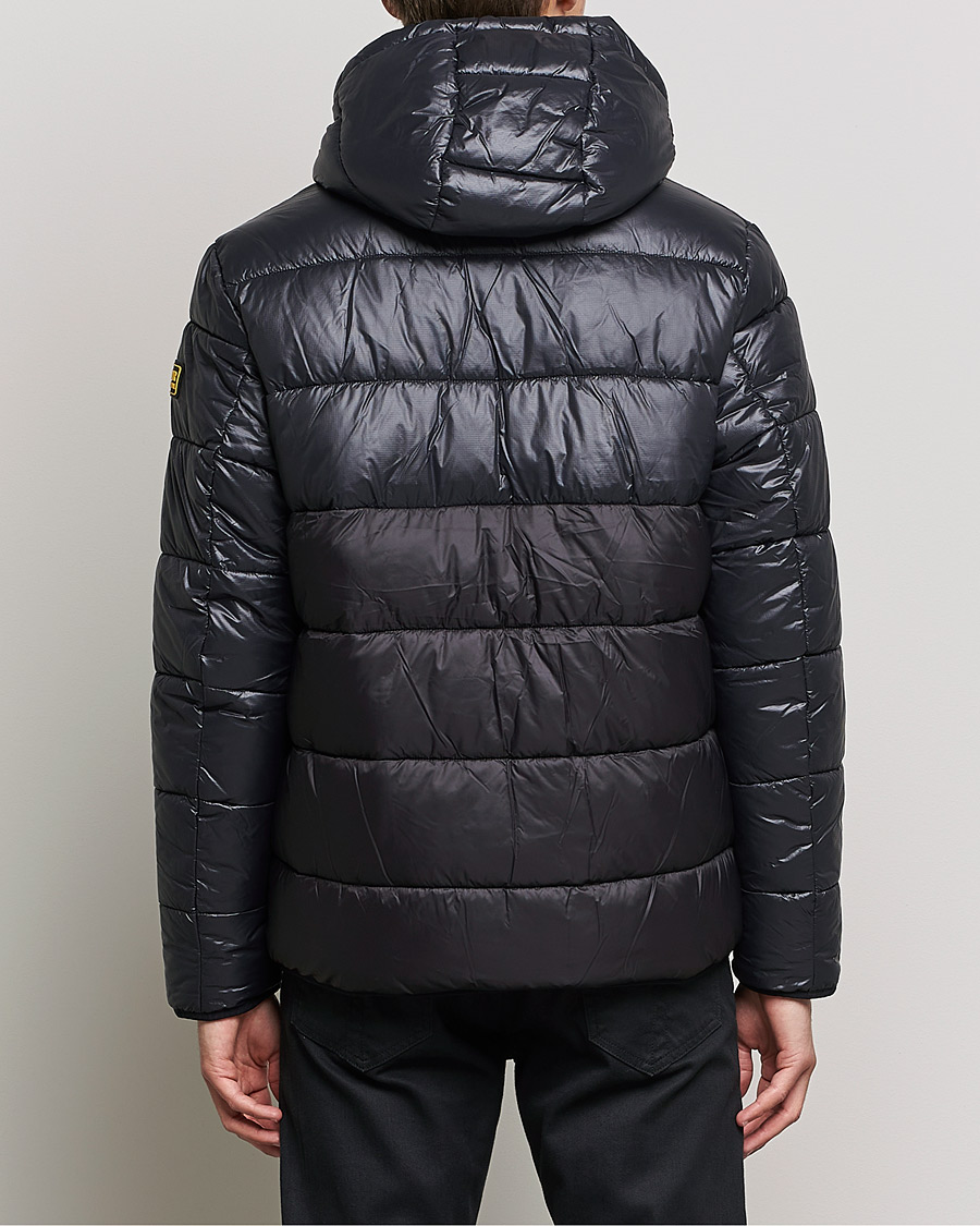 Mies | Takit | Barbour International | Balfour Hooded Quilted Jacket Black