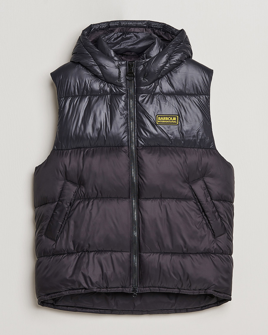 Mies | Ulkoliivit | Barbour International | Balfour Hooded Gilet Black