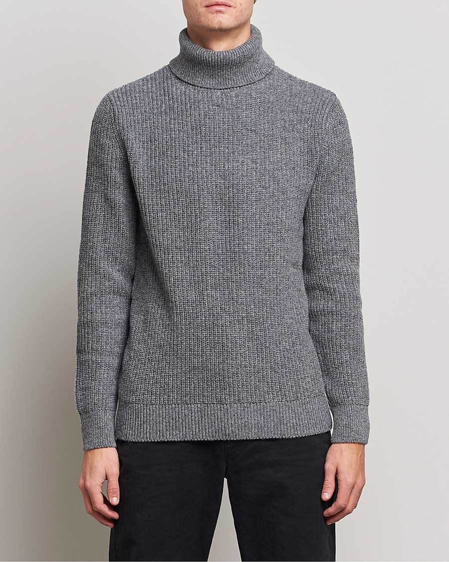 Mies |  | Barbour International | Knitted Rollneck Antrachite