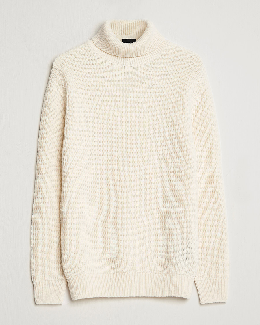 Mies | Puserot | Barbour International | Knitted Rollneck Whisper White