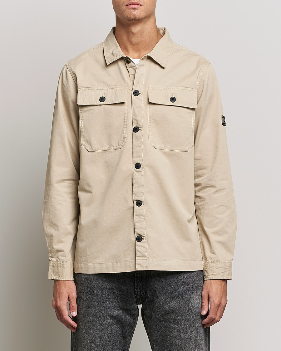 Mies |  | Barbour International | Aidy Pocket Overshirt Oyster