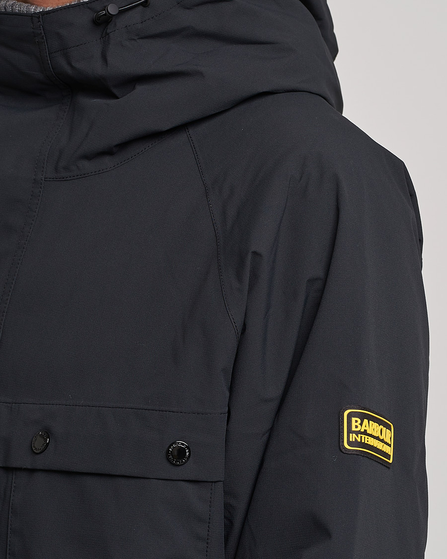 Mies | Takit | Barbour International | Gauge Waterproof Hooded Jacket Black