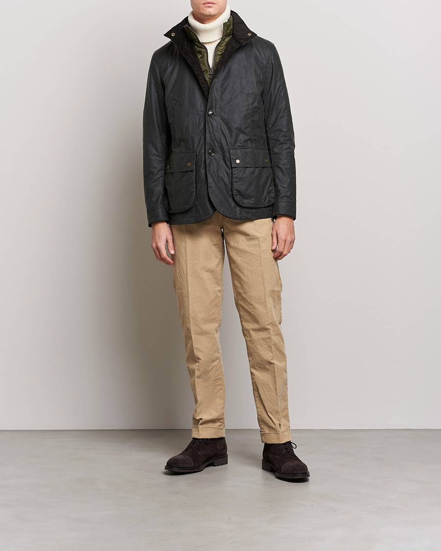 Mies | Takit | Barbour Lifestyle | Century Waxed Jacket Sage