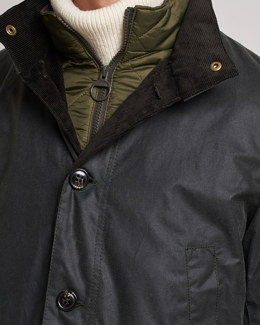 Mies | Takit | Barbour Lifestyle | Century Waxed Jacket Sage