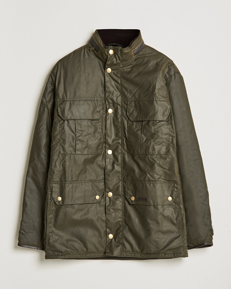 Miehet |  | Barbour Lifestyle | Malcolm Waxed Jacket Archive Olive