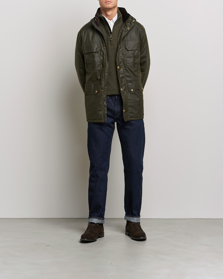 Mies | Takit | Barbour Lifestyle | Malcolm Waxed Jacket Archive Olive