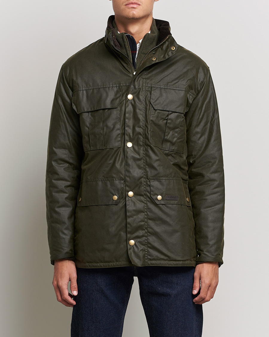 Mies | Takit | Barbour Lifestyle | Malcolm Waxed Jacket Archive Olive