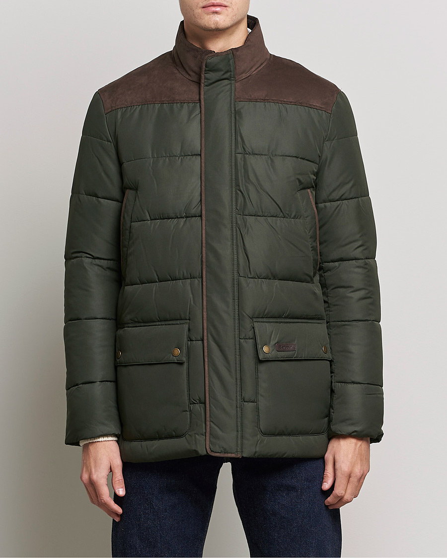 Mies | Takit | Barbour Lifestyle | Winston Padded Jacket Dark Green