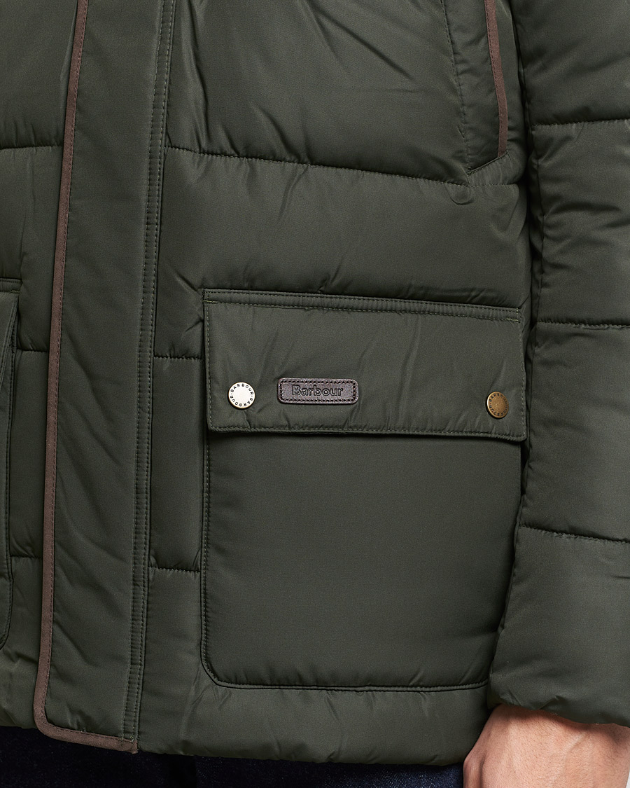 Mies | Takit | Barbour Lifestyle | Winston Padded Jacket Dark Green