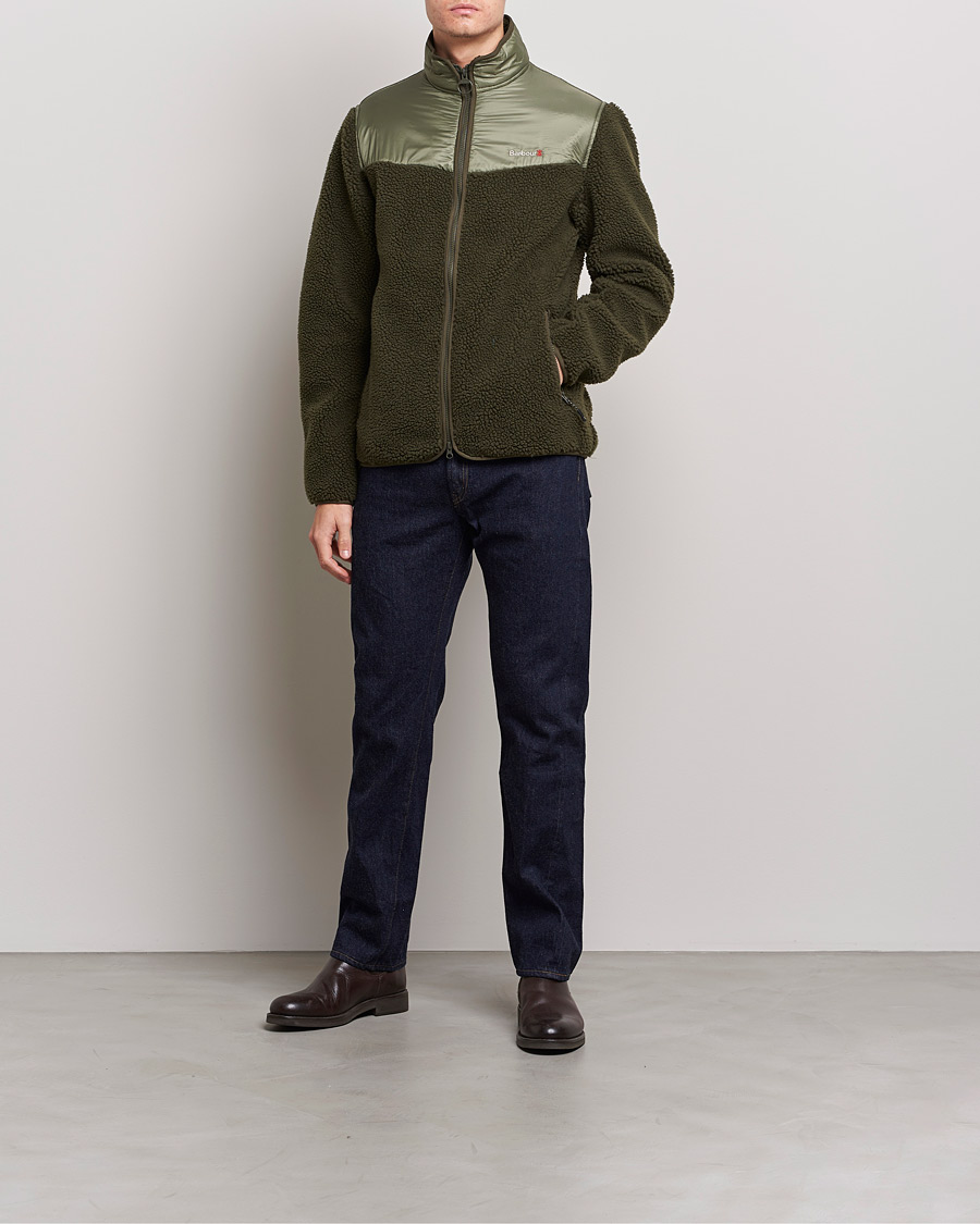 Mies |  | Barbour Lifestyle | Axis Fleece Full Zip Olive