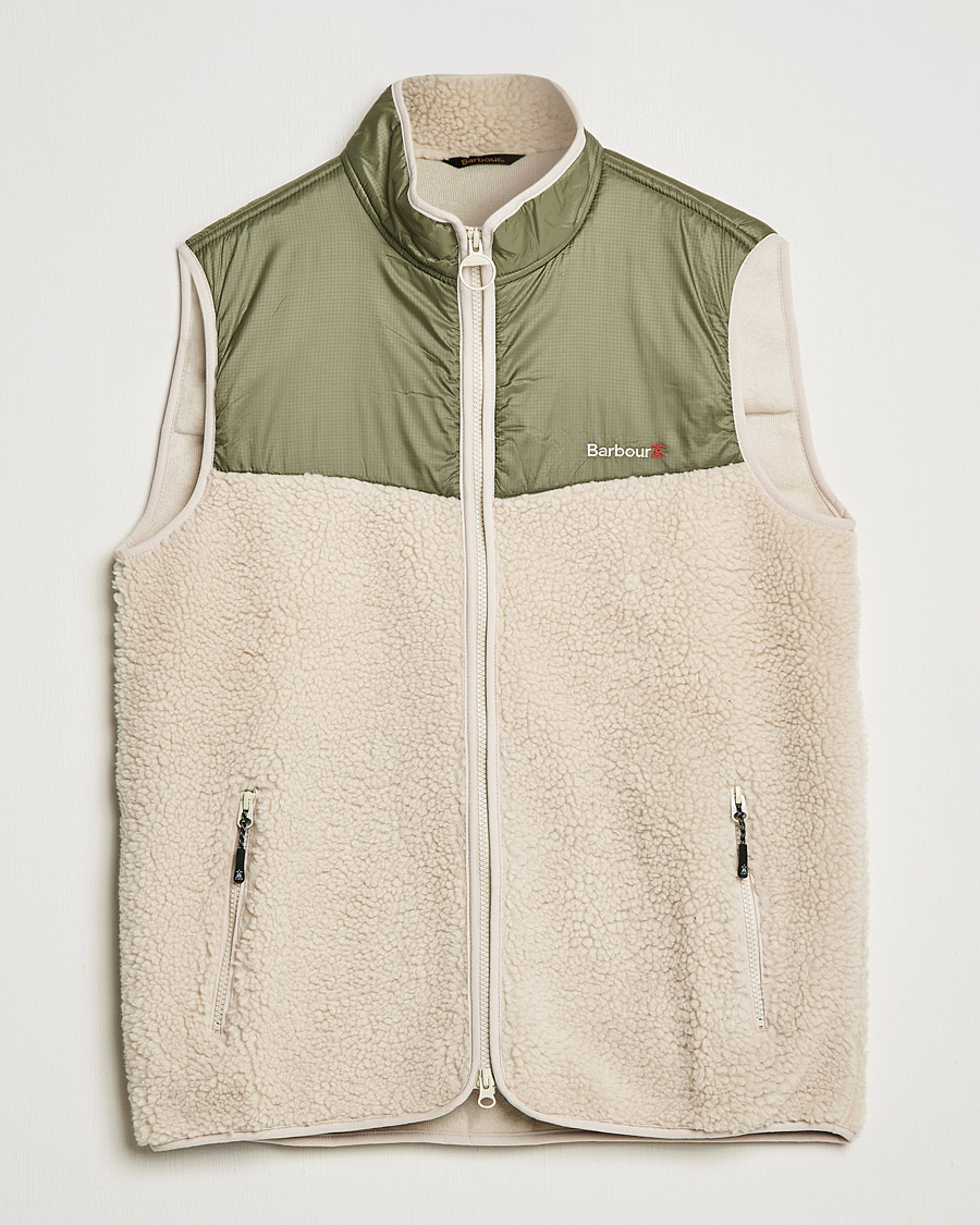 Mies | Puserot | Barbour Lifestyle | Hopsen Fleece Gilet Ecru
