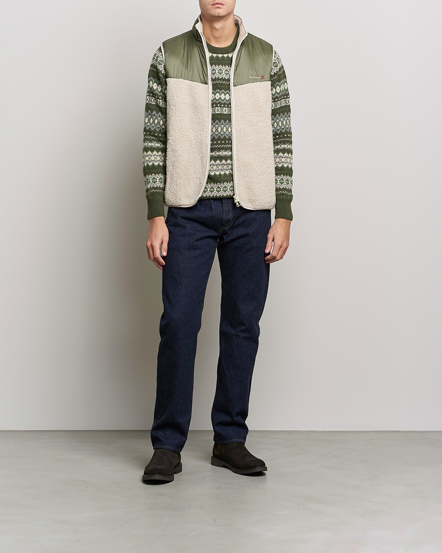Mies | Puserot | Barbour Lifestyle | Hopsen Fleece Gilet Ecru