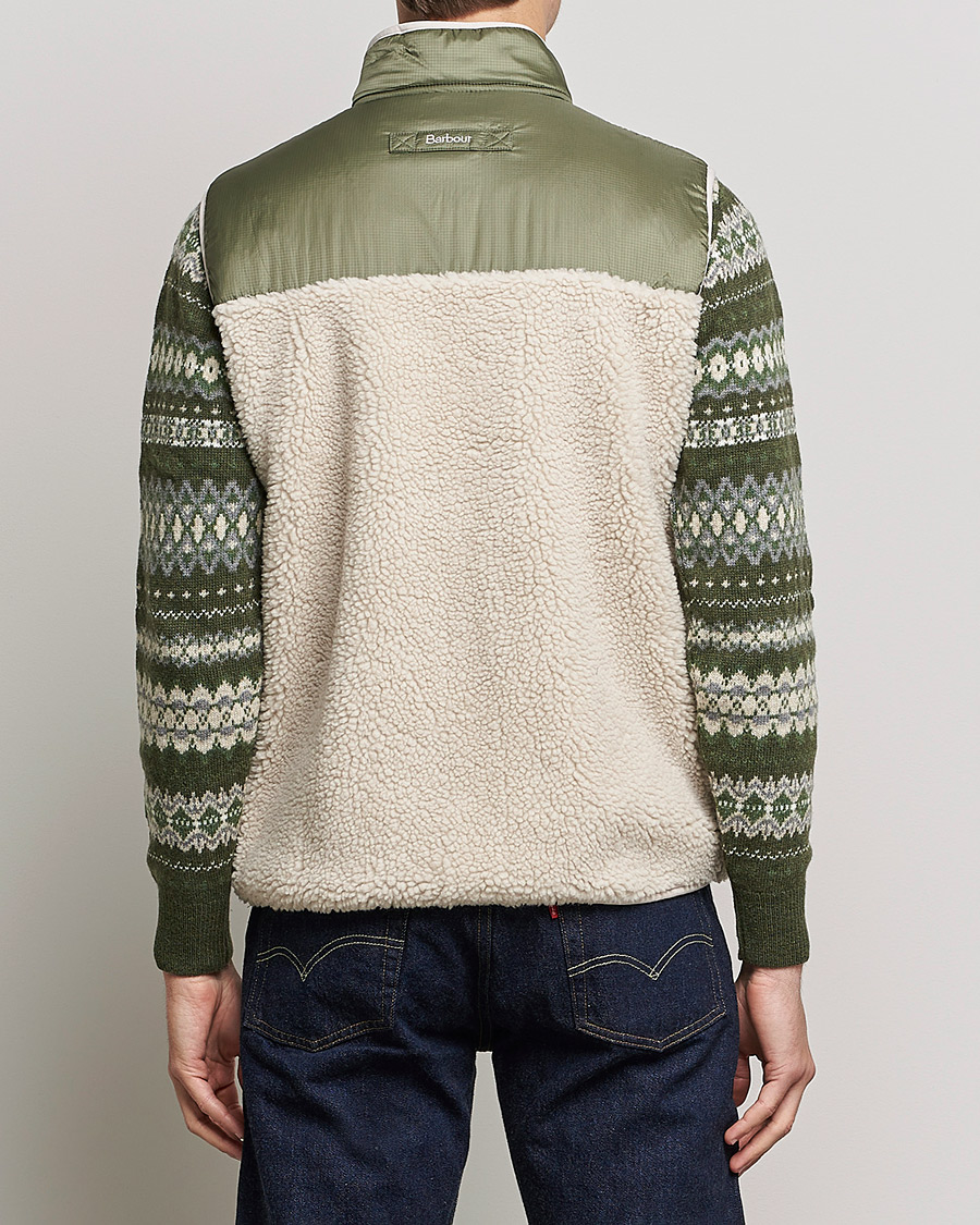 Mies | Puserot | Barbour Lifestyle | Hopsen Fleece Gilet Ecru