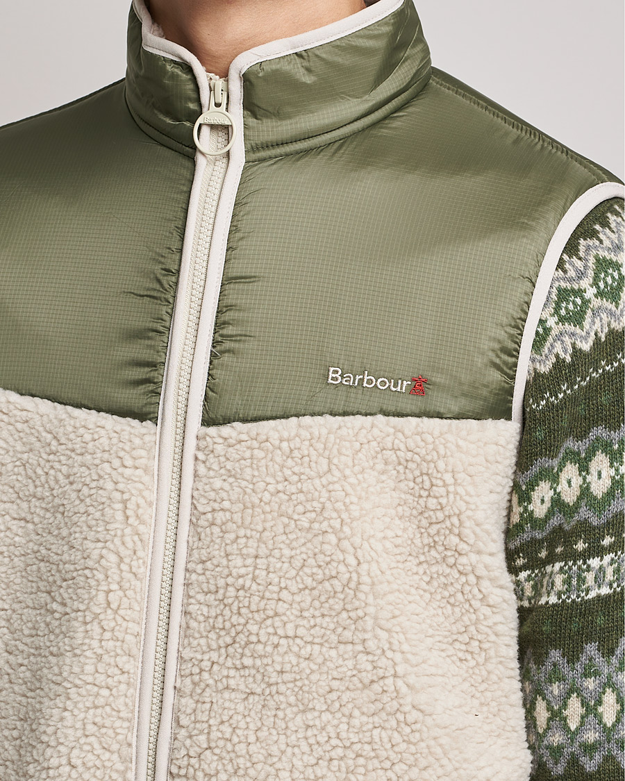 Mies | Puserot | Barbour Lifestyle | Hopsen Fleece Gilet Ecru