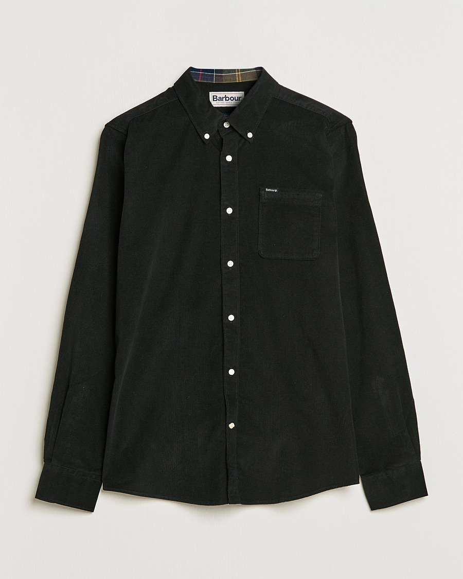 Mies | Kauluspaidat | Barbour Lifestyle | Ramsey Corduroy Shirt Black
