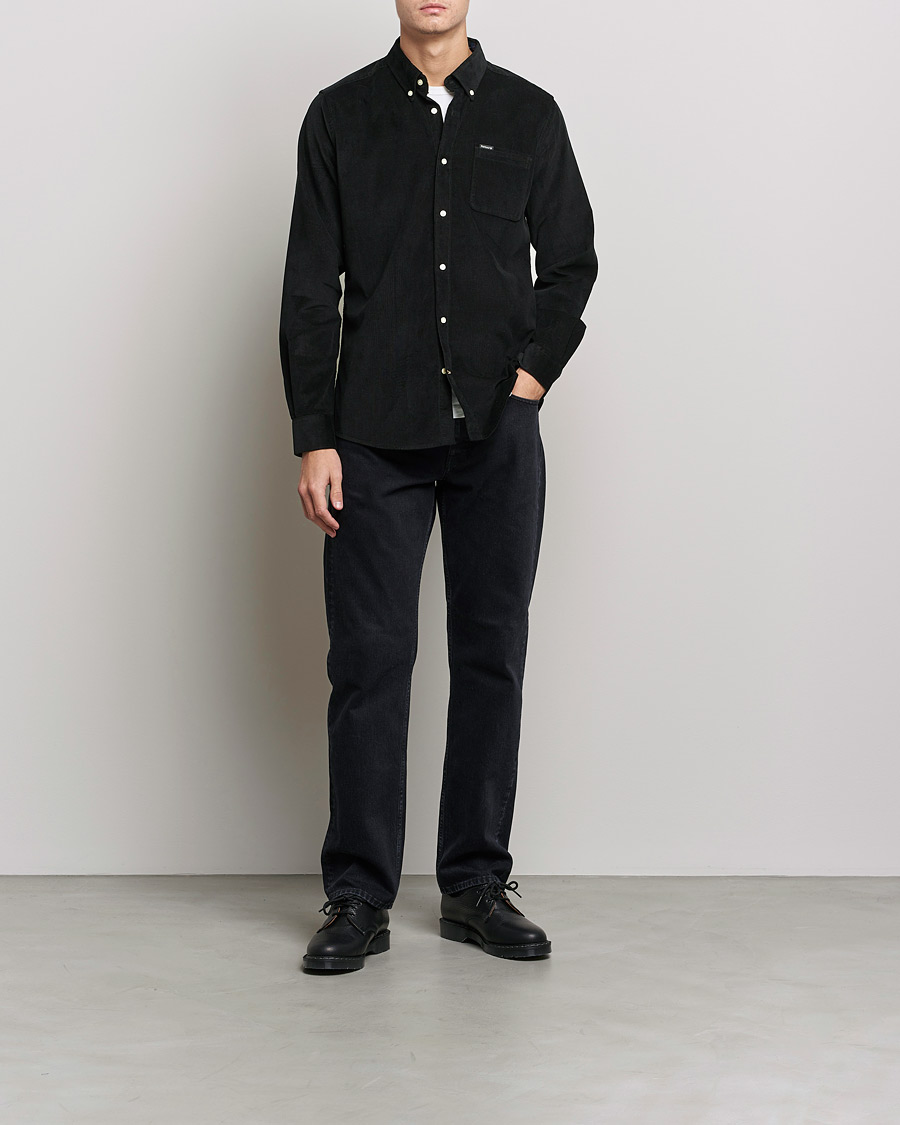 Mies | Vakosamettipaidat | Barbour Lifestyle | Ramsey Corduroy Shirt Black
