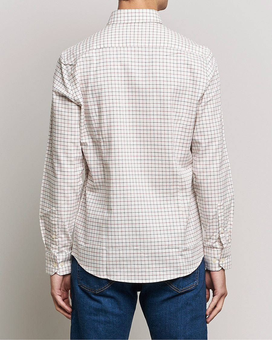 Mies | Kauluspaidat | Barbour Lifestyle | Dillon Check Flannel Shirt White/Red