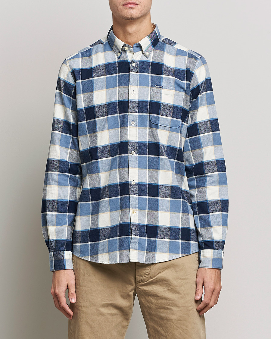 Mies |  | Barbour Lifestyle | Country Check Flannel Shirt Blue