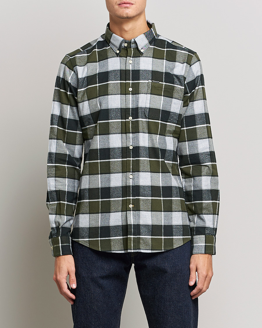 Mies |  | Barbour Lifestyle | Country Check Flannel Shirt Olive