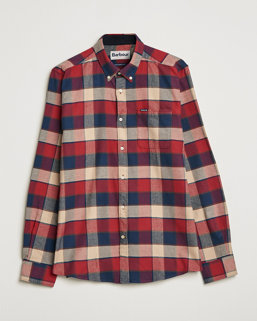 Mies | Kauluspaidat | Barbour Lifestyle | Country Check Flannel Shirt Rich Red