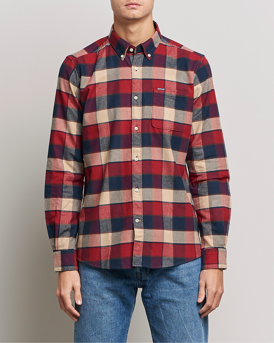 Mies | Kauluspaidat | Barbour Lifestyle | Country Check Flannel Shirt Rich Red