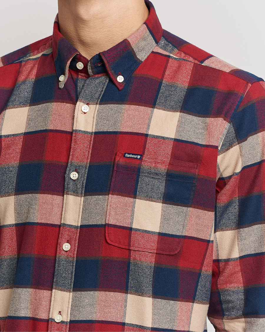 Mies | Kauluspaidat | Barbour Lifestyle | Country Check Flannel Shirt Rich Red
