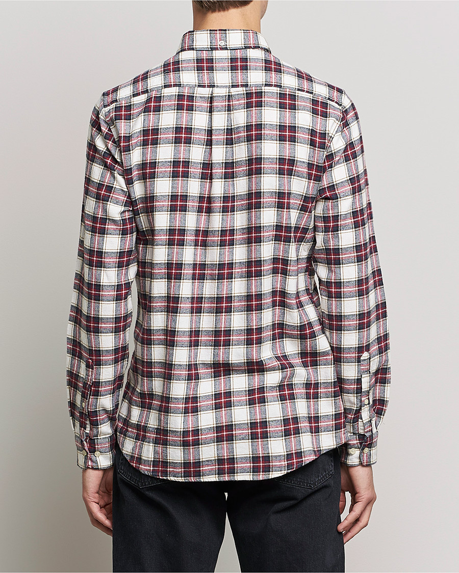 Mies | Kauluspaidat | Barbour Lifestyle | Alderton Flannel Check Shirt Ecru