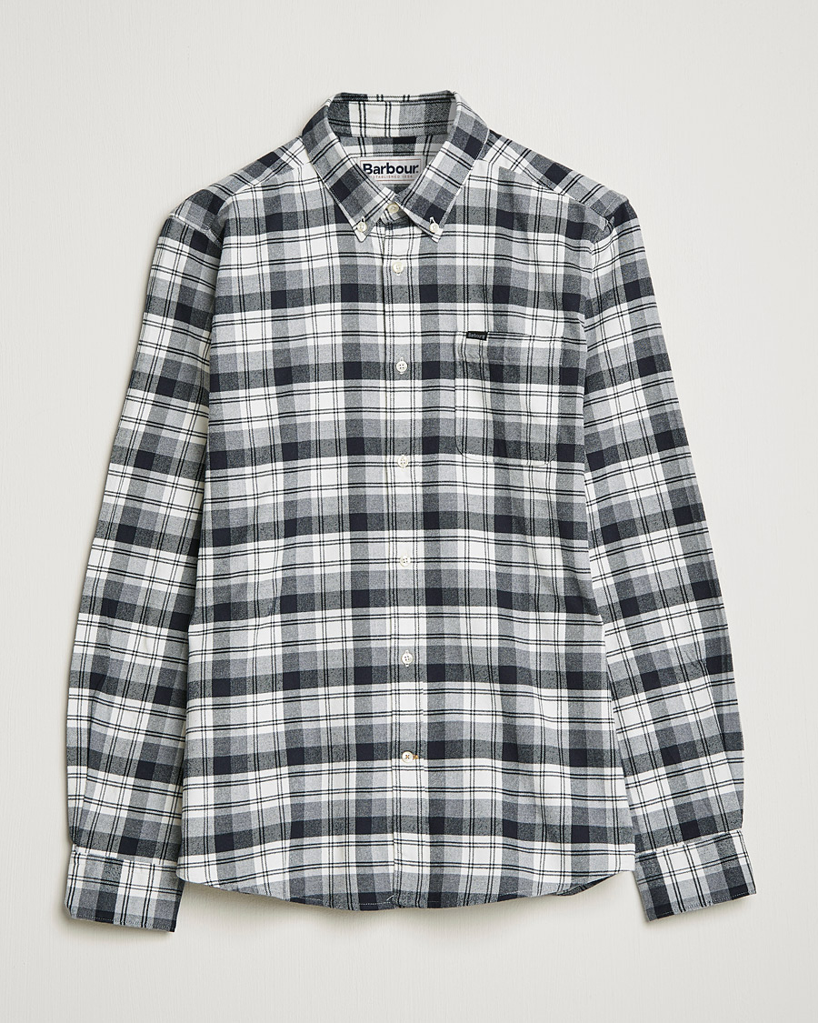 Mies | Kauluspaidat | Barbour Lifestyle | Stonewell Flannel Check Shirt Grey Marl