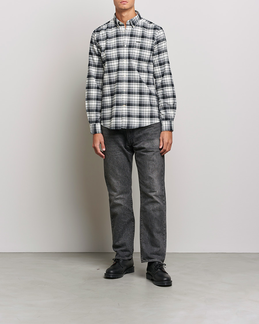Mies | Kauluspaidat | Barbour Lifestyle | Stonewell Flannel Check Shirt Grey Marl