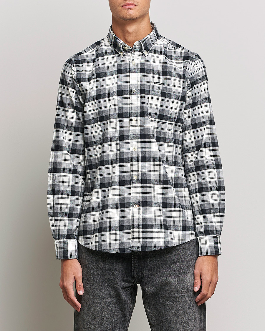 Mies | Flanellipaidat | Barbour Lifestyle | Stonewell Flannel Check Shirt Grey Marl