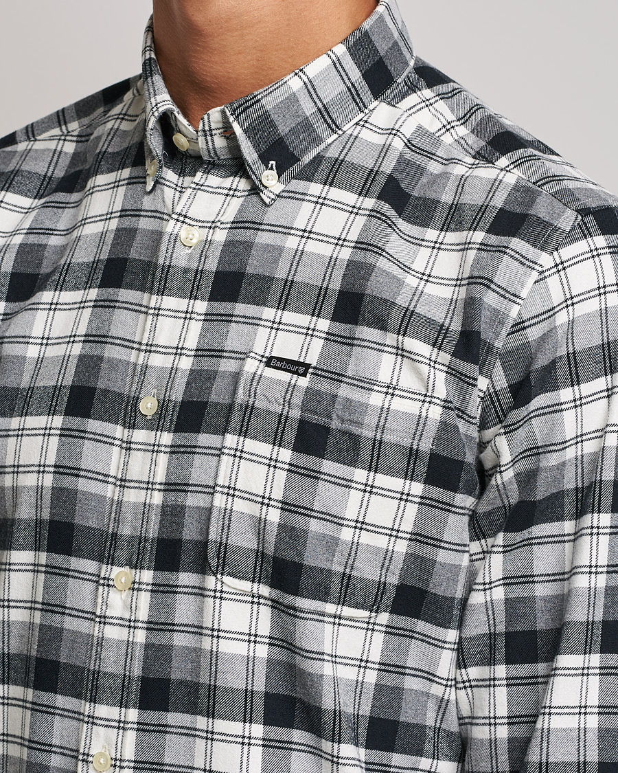 Mies | Kauluspaidat | Barbour Lifestyle | Stonewell Flannel Check Shirt Grey Marl