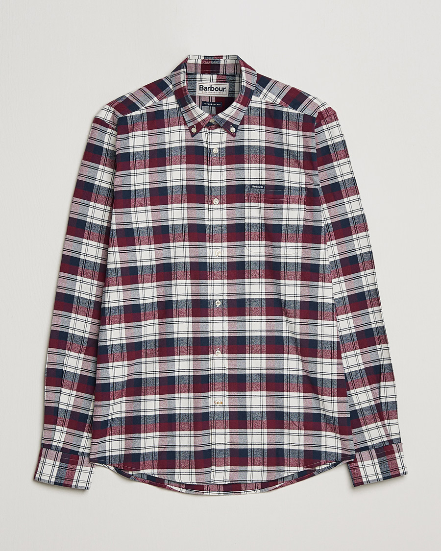 Miehet |  | Barbour Lifestyle | Stonewell Flannel Check Shirt Port Red